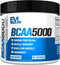 Evlution EVL BCAAs Amino Acids Powder - Unflavored Powder for Post Workout Recovery and Stim Free Pre Workout