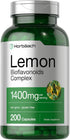 Horbaach Lemon Bioflavonoids Complex 1400 mg, 200 Capsules with Rutin and Hesperidin, Non-GMO Supplement