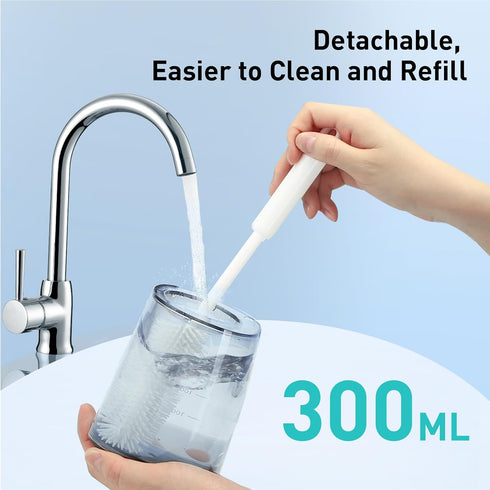 COSLUS Water Dental Flosser Pick, 4 Modes Cordless Portable 300ML Tank, IPX7 Waterproof for Home Travel