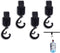 YAFIYGI 4 Pcs Walker Hooks Velcro Hook Hanger for Shopping Cart Stroller Diaper