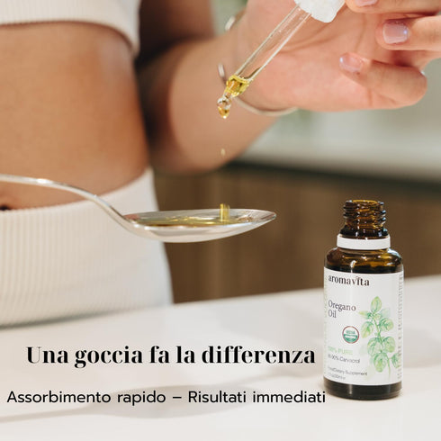 Essential Organic Oil of Oregano - 100% Pure Undiluted Greek Oregano Oil with Carvacrol - 1 FL.OZ/30ml
