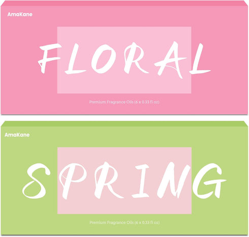 Floral & Spring Fragrance Oils Set, AmaKane Fragrance Oil for Candle Making,
