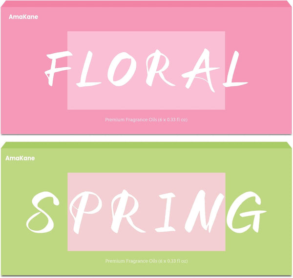 Floral & Spring Fragrance Oils Set, AmaKane Fragrance Oil for Candle Making,