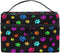 Travel Cosmetic Bag for Women, Colorful Dog Paw Print Toiletry Makeup Pouch Organizer Storage Tote Case