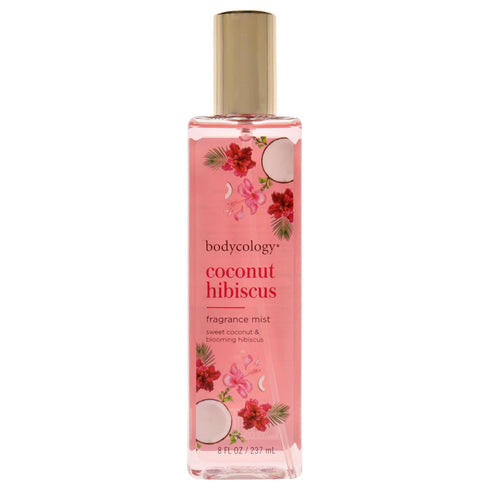 Bodycology Coconut Hibiscus Fragrance Mist for Women, 8 Ounce (240 ml)