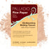 Palladio Rice Paper Facial Tissues for Oily Skin, 40 Count, Face Blotting Sheets, Natural Rice
