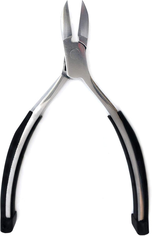 Kohm Toenail Clippers with Soft Rubber Handle for Easy Use & Precision Cutting, Thick, Fungal & Ingrown Nail Cutter