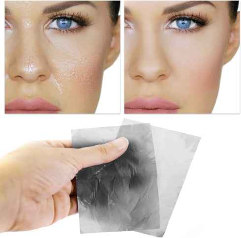 Oil Blotting Sheets for Face - Natural Bamboo Charcoal Blotting Paper for Oily Skin, 3 Pack