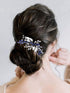 Unsutuo Bride Wedding Hair Comb, Blue Rhinestone Bridal Hair Accessories for Women and Flower Girls