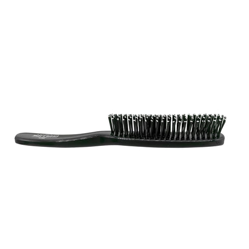 Phillips Brush Co Light Touch Hair Brush - 8 Inch, Black, Twin Beaded Nylon Bristles for Styling & Detangling