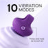 JE FUN Portable Finger Massage Ball, Multifunctional Waterproof Rechargeable Mini Massage Tool (Violet)