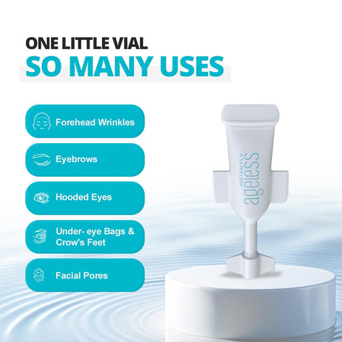 Instantly Ageless Instant Face Lift Cream, Anti Aging Skin Care, Wrinkle Tightener, 5 Vials