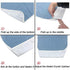 OUDI LINE Adult Bibs for Eating, Waterproof Clothing Protector with Premium Terry Cloth(Blue)
