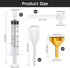 Segbeauty Perfume Refill Pump Tools, 8pcs Kit with 2 Metal Funnel, 2 Clear Pump, 5ml Syringe