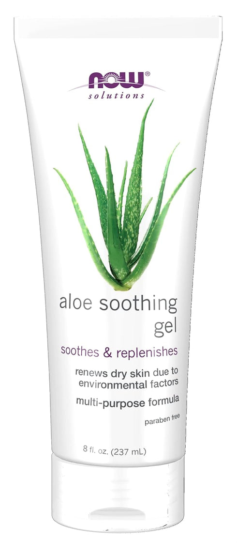 NOW Foods Aloe Soothing Gel, 8-Ounce, Soothing After Sun Formula