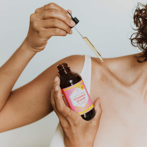 Leven Rose Vitamin E Oil Serum, 100% Pure Organic for Face, Dry Skin Moisturizer, Hair & Nail Growth
