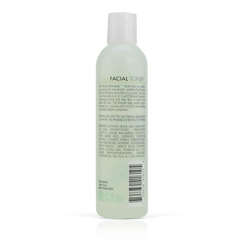 Skin Spa - Face Toner for All Skin Types 8 Oz, Skin Care Daily Facial Toner - Hydrates and Refresh Skin, Non- Alcoholic and Paraben Free Formula