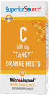 Superior Source Vitamin C 500 mg Tangy Orange Melts, 90 Sublingual Tablets