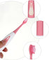 TIDTALEO Sonic Electric Toothbrush for Adults Portable Vibrating Teeth Cleaning Brush Pink Rechargeable