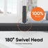 Silicone Broom Head, Rubber Broom for Pet Hair, Slim Hair Broom for Carpet and Floor Cleaning