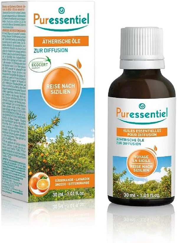 Puressentiel Diffusion Essential Oil - Naturally Derived Aromatherapy Blend for Diffusion - Eco-Friendly Products -