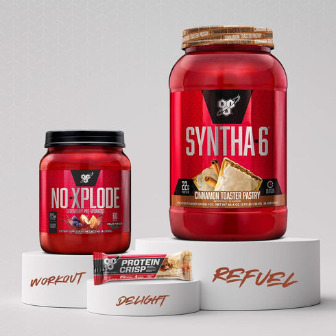 BSN SYNTHA-6 Whey Protein Powder - Cinnamon Toaster Pastry Flavor with Micellar Casein, 28 Servings