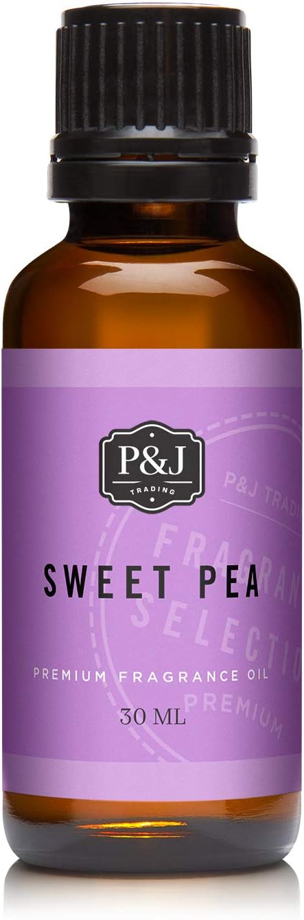 P&J Trading Fragrance Oil | Sweet Pea Oil 30ml - Candle Scents, Soap Making Supplies, Diffuser Oil