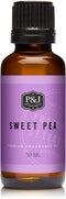 P&J Trading Fragrance Oil | Sweet Pea Oil 30ml - Candle Scents, Soap Making Supplies, Diffuser Oil