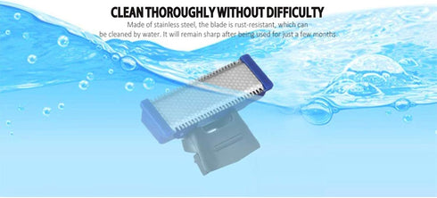 Replacement Heads for Microtouch Solo Mens Shaver, Electric Micro Trimmer (Pack of 4)