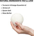 Natural Bath Bombs for Dry Skin Hydration, Luxurious Fizzing Bubble Bath Gift with Turmeric & Arnica Essential Oil