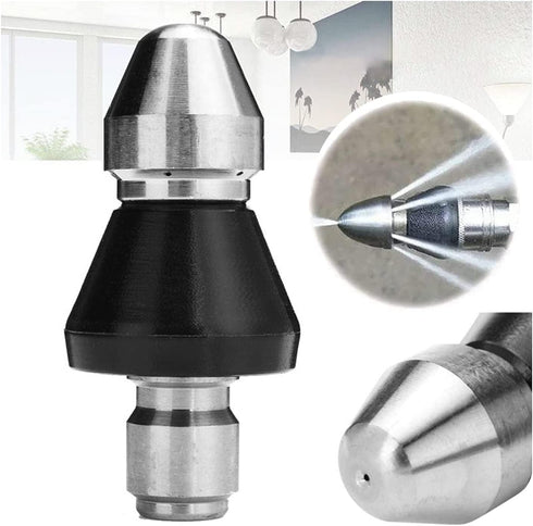 2023 Sewer Cleaning Tool High-pressure Nozzle, Drain Augers for Pipe Unclogging and Cleaning