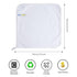 SINLAND Microfiber Face Cloths, Reusable Makeup Remover Washcloths for Sensitive Skin (6 Pack, White)