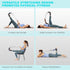 Foot and Calf Stretcher Stretching Strap for Plantar Fasciitis, Heel Spurs, Achilles Tendonitis, Yoga Strap - Blue