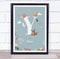 The Card Zoo New Baby Birth Details Christening Nursery Woodland Animals Initial Y Gift Print