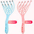 HOOWIFFY 9-Claw 2pcs Set Scalp Massager Manual Head and Neck Massage Tool Plastic Hair Comb Handheld Relaxation