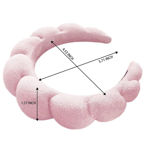 Spa Headband for Washing Face - Set of 10 Soft Skin Care Headbands for Makeup Removal & Shower (10 PACK)