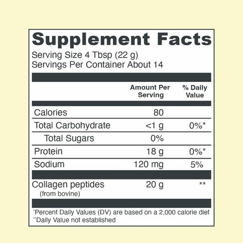 Vital Proteins Collagen Peptides Powder, Promotes Hair, Nail, Skin, Bone and Joint Health, Lemon 11 Ounce