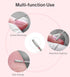MelodySusie 3mm Rounded Top Barrel Cuticle Clean Nail Drill Bit, 3/32'' Professional Safety Carbide