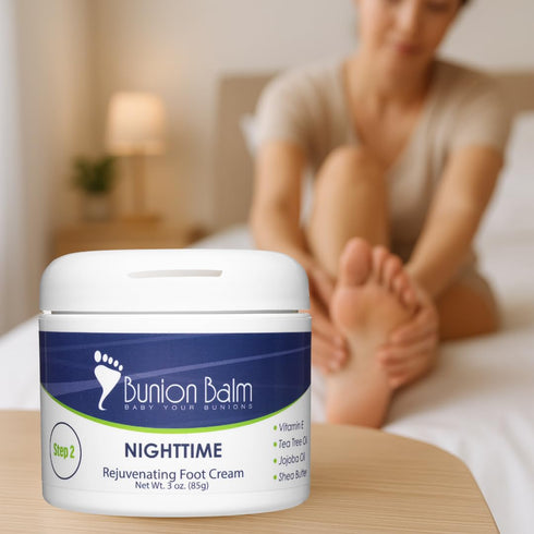 Soothing Bunion Balm Cream for Dry Cracked Feet, Hallux Valgus Care & Moisturizer for Massaging (Step 2 of 2-Step)