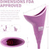 Female Urinal, Reusable Silicone Female Urination Device, Portable Urinal for Outdoor Activities, Pee Funnel