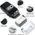 PRITECH 2 in 1 Electric Shaver for Men, Foil and Bald Shavers with Rechargeable 3 Adjustable Speeds (Black Silver)