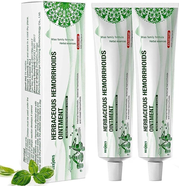 Reejoys Hemorrhoid Cream: Advanced Herbal Hemorrhoids Treatment Cream for Itching and Burning, Shrink