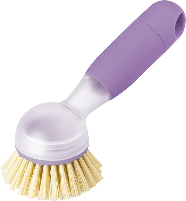 Vigar Rengo Soap Dispensing Dish Brush, Dish Brush with Soap Dispenser for