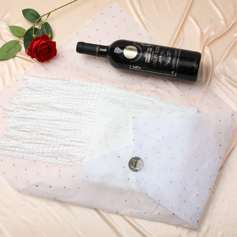 Black and White Tissue Paper - Heart Pattern Flowers Wrapping Paper Sheets for Anniversary Bouquet Packaging DIY Crafts