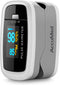 AccuMed CMS-50D1 Fingertip Pulse Oximeter, Blood Oxygen Sensor SpO2, Portable with LED Display