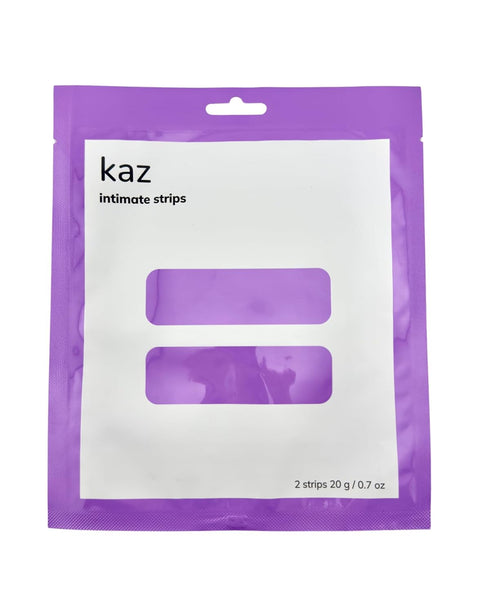 Waxness Set Kaz Hydrogel Intimate Hydrating & Soothing Mask and Strips for Bikini Area After Wax Care Professional Skin