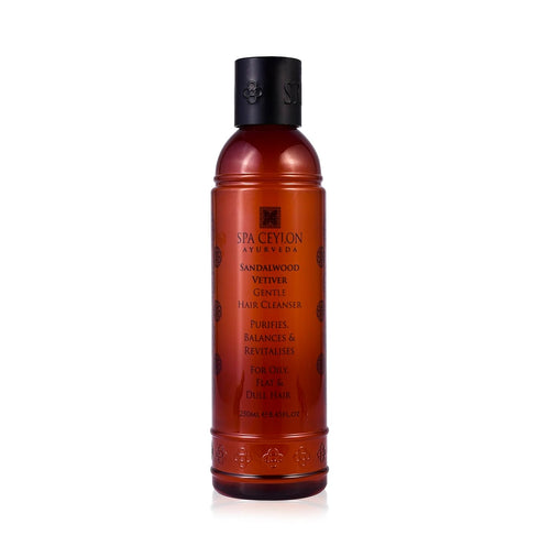 SPA CEYLON Sandalwood Vetiver Gentle Hair Cleanser | Sulfate-Free Hair Care for Oily Flat & Dull Hair