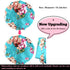 Large Round Satin Bonnet for Sleeping, Double-Layer Elastic Hair Bonnet with Silky Tie Band for Women, Green Floral