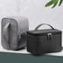 HOYOFO Women Makeup Bag, Portable Travel Toiletry Bag with Mesh Pocket for Women/Men, Black