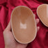 SUPVOX Women Shoulder Pads - Adhesive Shoulder Enhancer Anti-slip Cushion Push Up Pads 2pcs (Khaki)